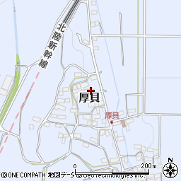 長野県中野市厚貝287周辺の地図