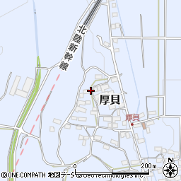 長野県中野市厚貝284周辺の地図