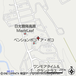 栃木県日光市所野1541-2538周辺の地図