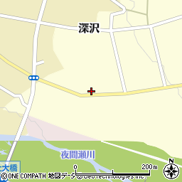 長野県中野市深沢464周辺の地図