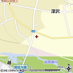 長野県中野市深沢3周辺の地図