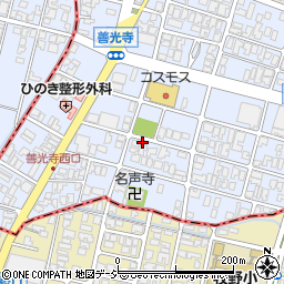 富山県射水市善光寺周辺の地図