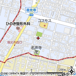 富山県射水市善光寺周辺の地図