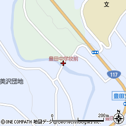 豊田中学校前周辺の地図
