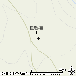 稚児ケ墓周辺の地図