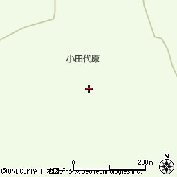 小田代原周辺の地図