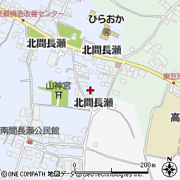 長野県中野市間長瀬北間長瀬509周辺の地図