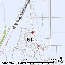 長野県中野市厚貝169周辺の地図
