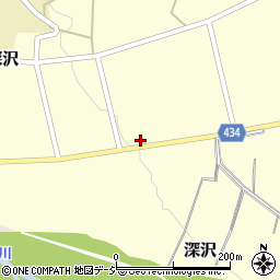 長野県中野市深沢439周辺の地図