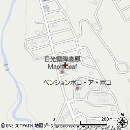栃木県日光市所野1541-1495周辺の地図