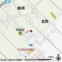 富山県滑川市北野370-1周辺の地図