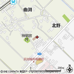 滑川市役所　公民館浜加積地区公民館周辺の地図