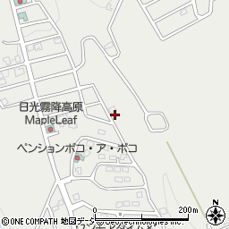 栃木県日光市所野1541-1620周辺の地図