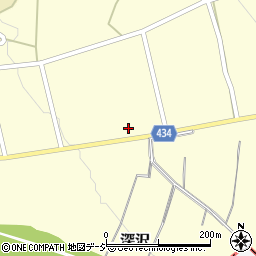 長野県中野市深沢425周辺の地図