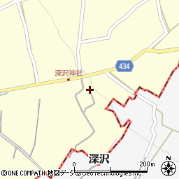 長野県中野市深沢115周辺の地図