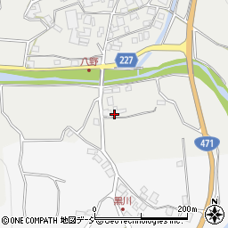 石川県かほく市八野ロ73周辺の地図