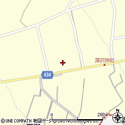 長野県中野市深沢401周辺の地図