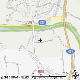 石川県かほく市八野ロ74周辺の地図