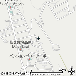 栃木県日光市所野1541-1612周辺の地図