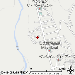 栃木県日光市所野1541-1580周辺の地図