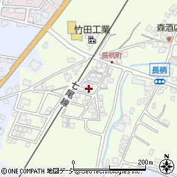 石川県かほく市長柄町ソ周辺の地図