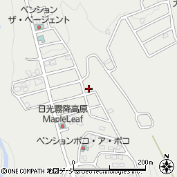 栃木県日光市所野1541-1533周辺の地図