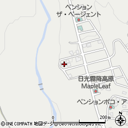 栃木県日光市所野1541-1555周辺の地図