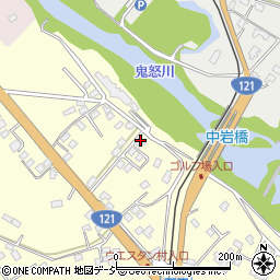 栃木県日光市栗原414-3周辺の地図