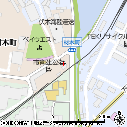 富山県高岡市材木町731周辺の地図