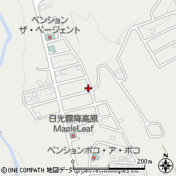栃木県日光市所野1541-1451周辺の地図