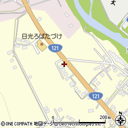栃木県日光市栗原427周辺の地図