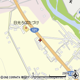 栃木県日光市栗原427周辺の地図