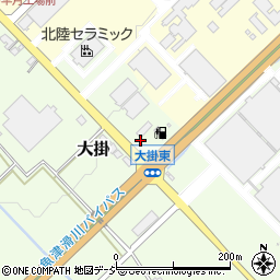 富山石油株式会社早月サービスステーション周辺の地図