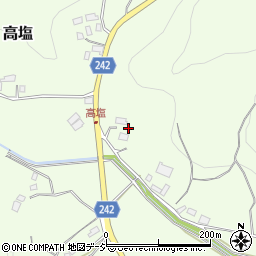 栃木県矢板市高塩182-1周辺の地図