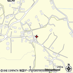 茨城県北茨城市中郷町松井409周辺の地図