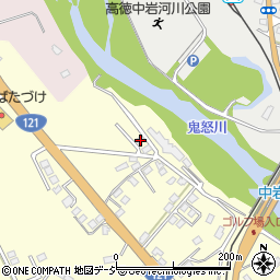 栃木県日光市栗原417周辺の地図