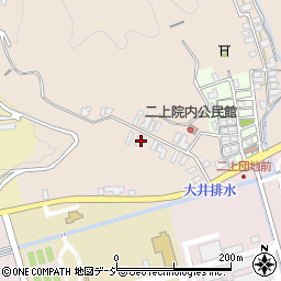 富山県高岡市二上院内578周辺の地図