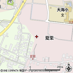 石川県かほく市夏栗ニ周辺の地図