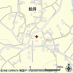 茨城県北茨城市中郷町松井889周辺の地図