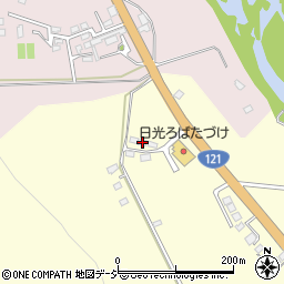 栃木県日光市栗原499周辺の地図