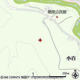栃木県日光市小百楢原周辺の地図