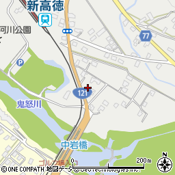 栃木県日光市高徳390周辺の地図