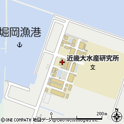 近畿大学水産研究所　富山実験場周辺の地図