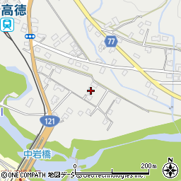 栃木県日光市高徳371周辺の地図