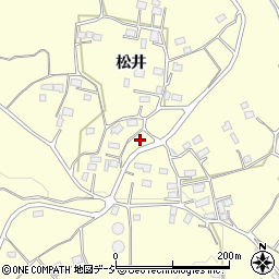 茨城県北茨城市中郷町松井881周辺の地図