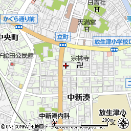 新湊信用金庫本店周辺の地図
