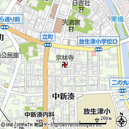 宗林寺周辺の地図
