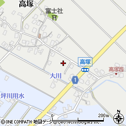 富山県滑川市高塚310周辺の地図
