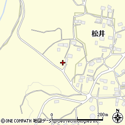 茨城県北茨城市中郷町松井862周辺の地図