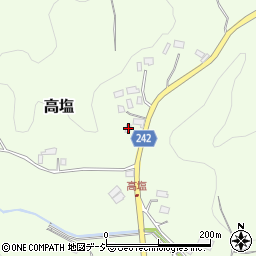 栃木県矢板市高塩213周辺の地図